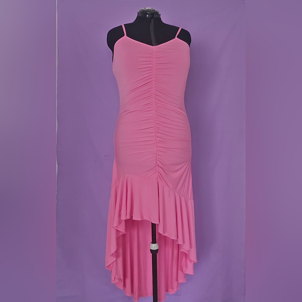 VENUS Pink High Low Dress
